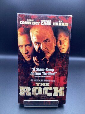 The Rock (VHS, 1998) Nicholas Cage Sean Connery Ed Harris Bruckheimer